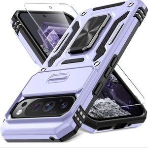 DEERLAMN Protective Cover Case for Google Pixel 9 Pro XL Light Purple (EUC)
